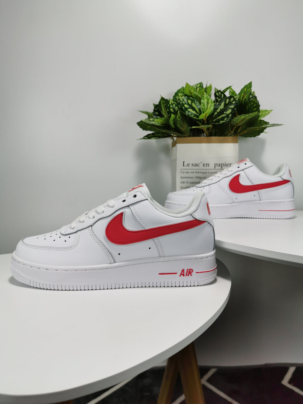 Air Force 1 LOW 07 Shoes - Red