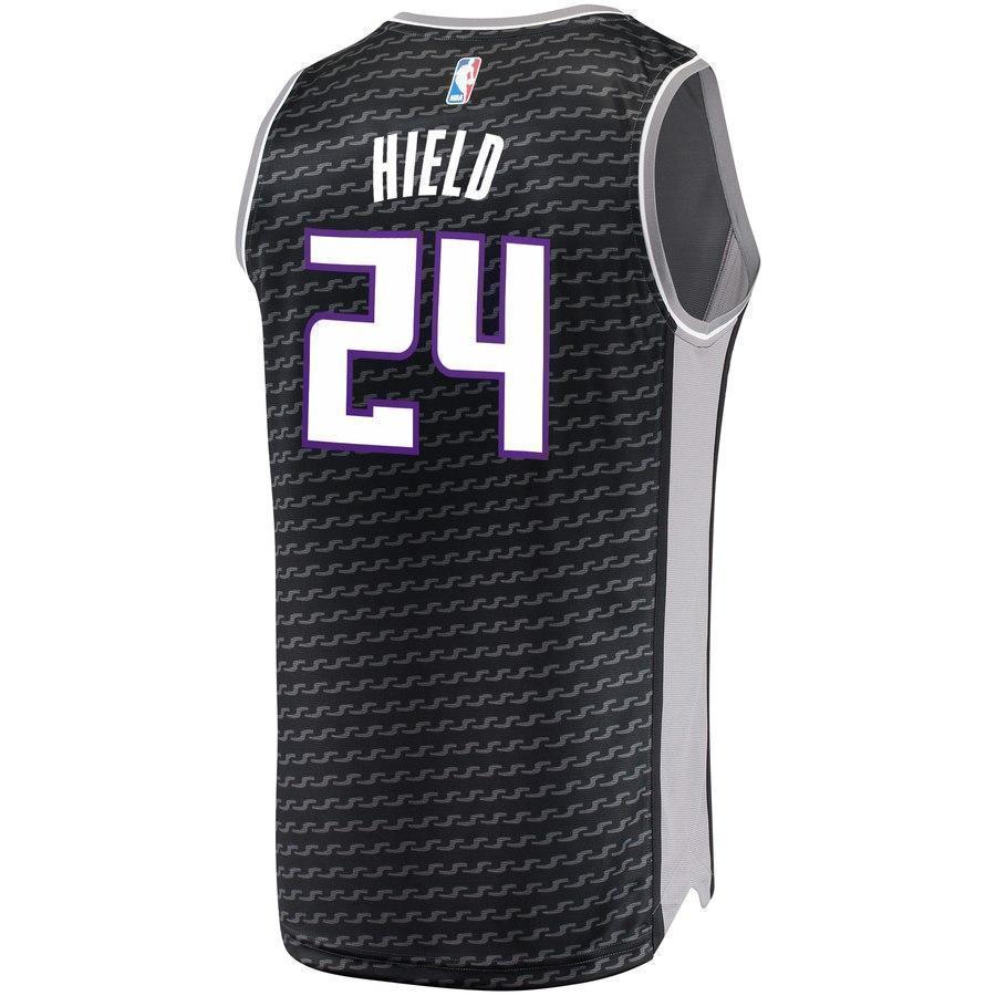 24-Buddy Hield Sacramento Kings Jersey Black - Statement Edition