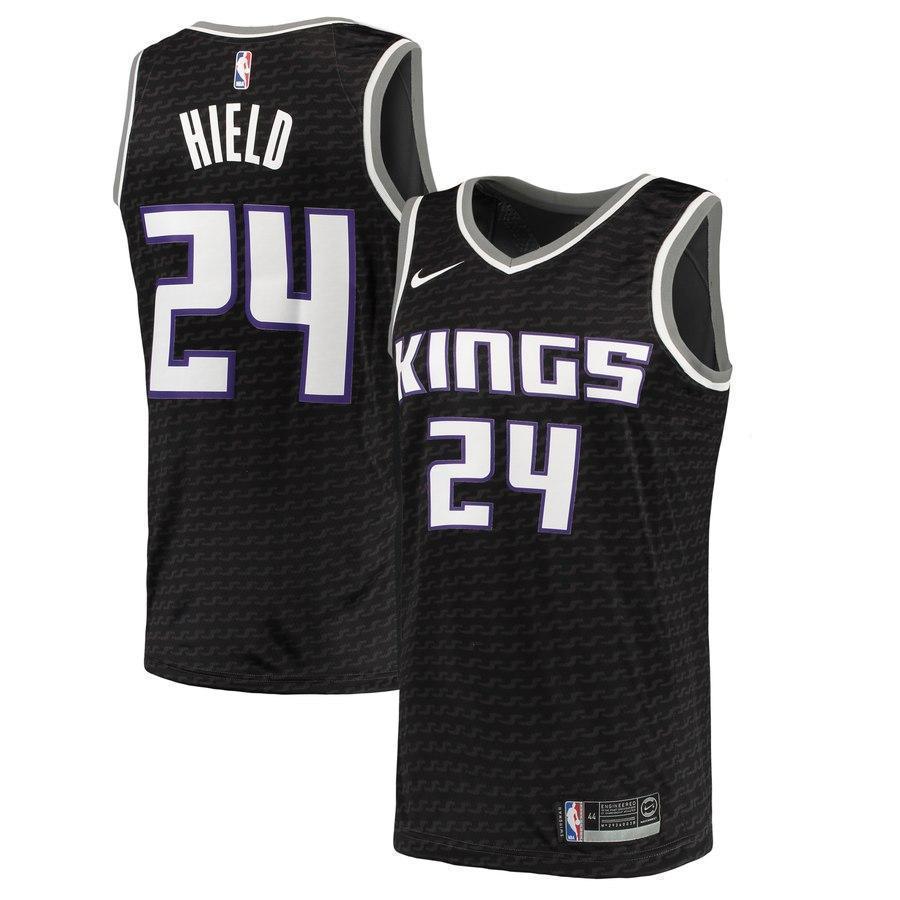 24-Buddy Hield Sacramento Kings Swingman Jersey - Statement Edition – Black