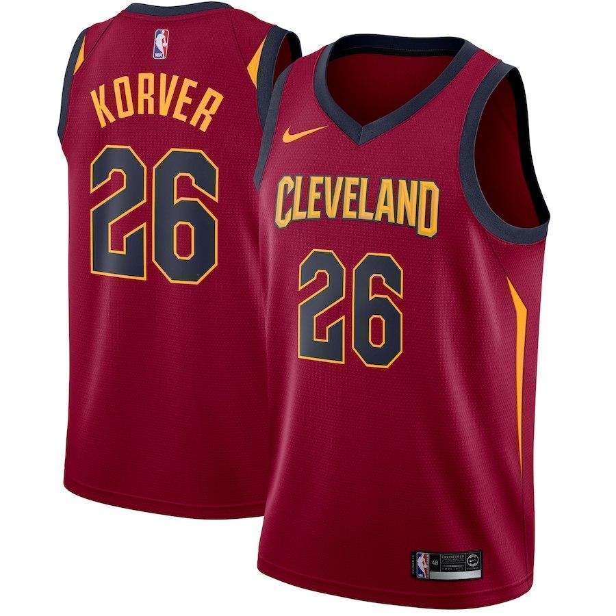 26-Kyle Korver Cleveland Cavaliers Swingman Jersey Maroon - Icon Edition