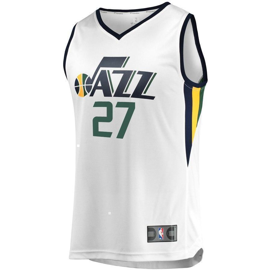 27-Rudy Gobert Utah Jazz  Jersey - Association Edition – White