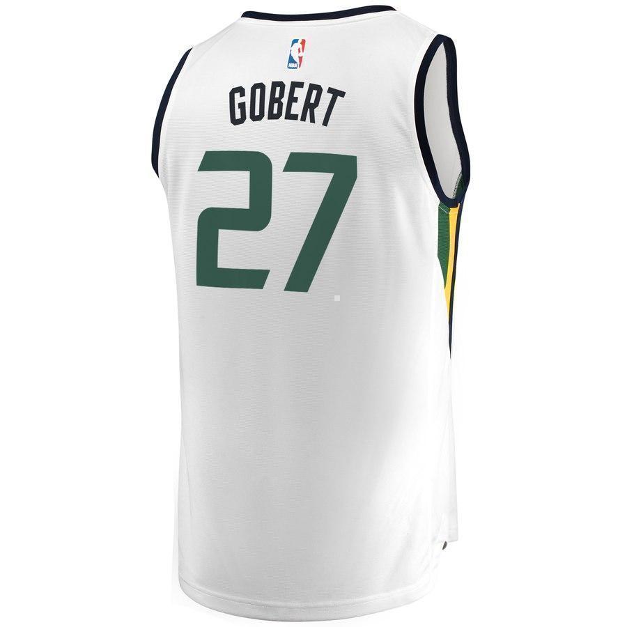 27-Rudy Gobert Utah Jazz  Jersey - Association Edition – White