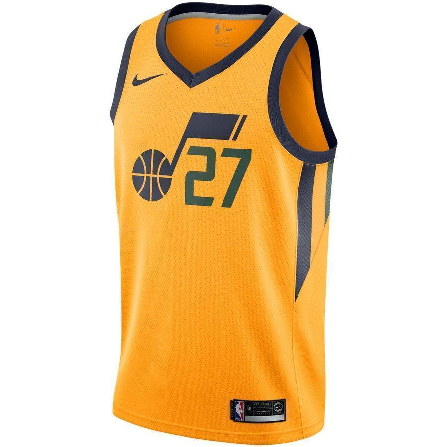 27-Rudy Gobert Utah Jazz Swingman Jersey - Statement Edition – Gold