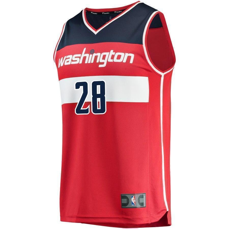 28-Ian Mahinmi Washington Wizards  Team Color Player Jersey Red - Icon Edition
