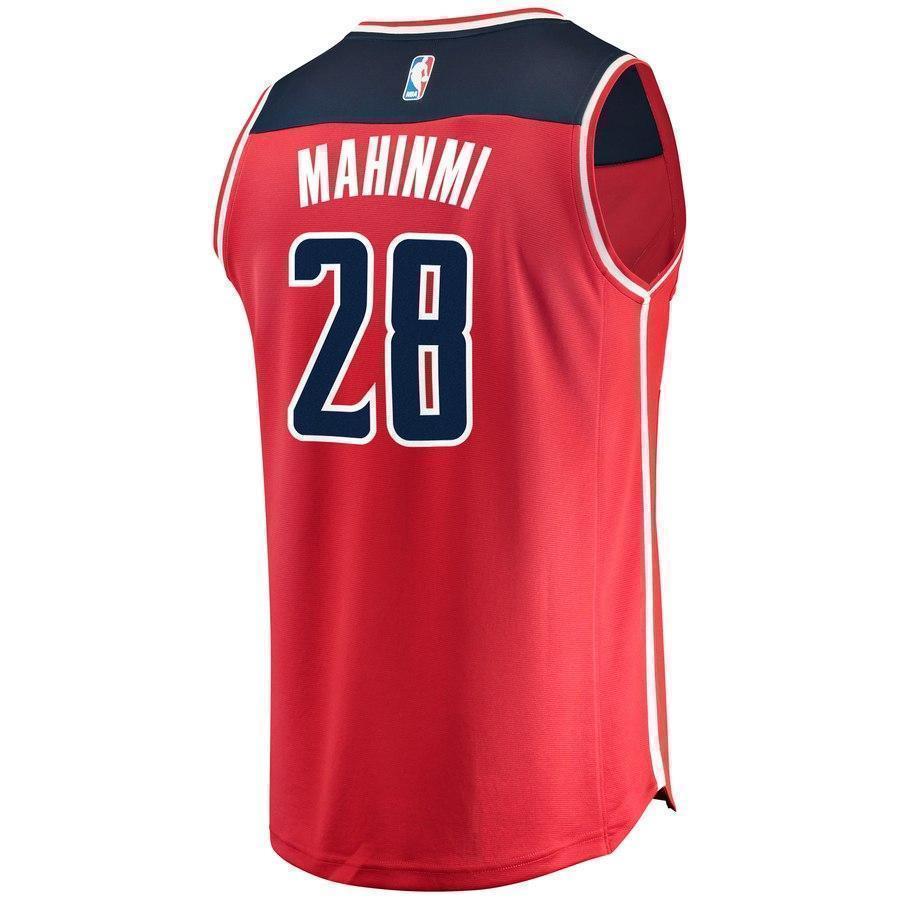 28-Ian Mahinmi Washington Wizards  Team Color Player Jersey Red - Icon Edition