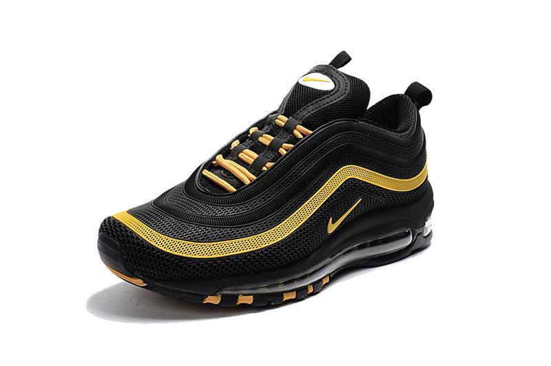 Nike Air Max 97 KPU Sneaker Men's Black Yellow