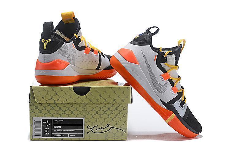 Nike Kobe AD Basketball Shoes EP White Organe - B5clothing