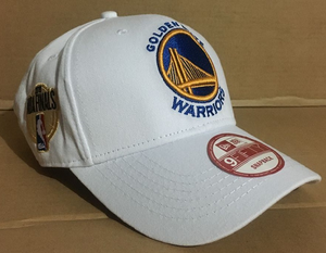 Golden State Warriors New Era 2019 NBA Finals Bound Side Patch  Adjustable Hat - White