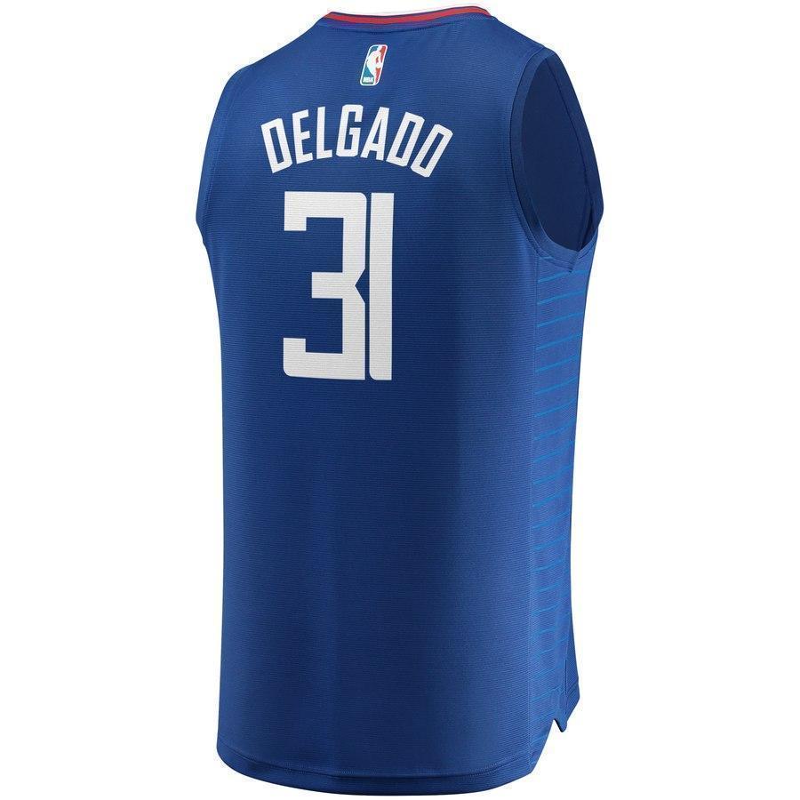 31-Angel Delgado LA Clippers  Jersey - Icon Edition - Royal