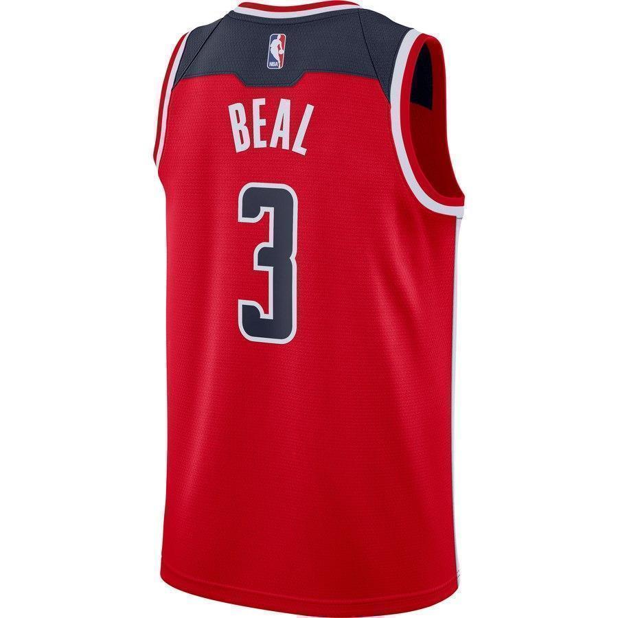 3-Bradley Beal Washington Wizards Swingman Jersey Red - Icon Edition
