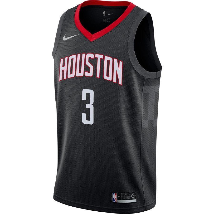 3-Chris Paul Houston Rockets Swingman Jersey - Statement Edition – Black