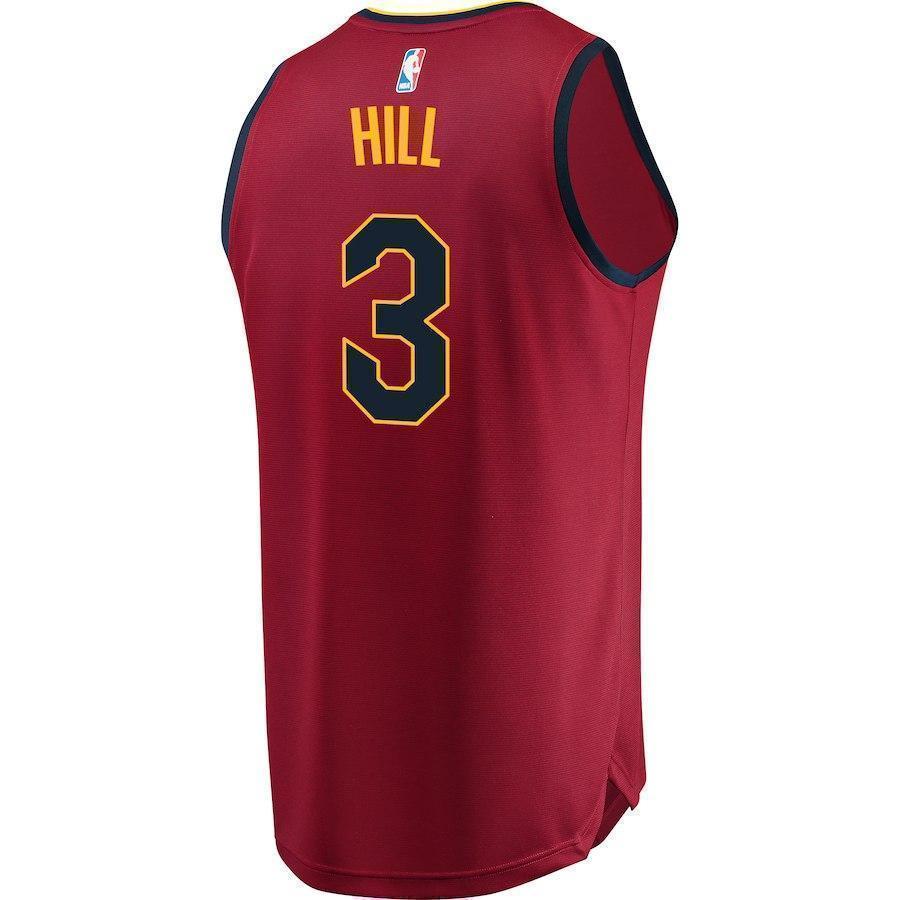 3-George Hill Cleveland Cavaliers  Jersey Wine - Icon Edition
