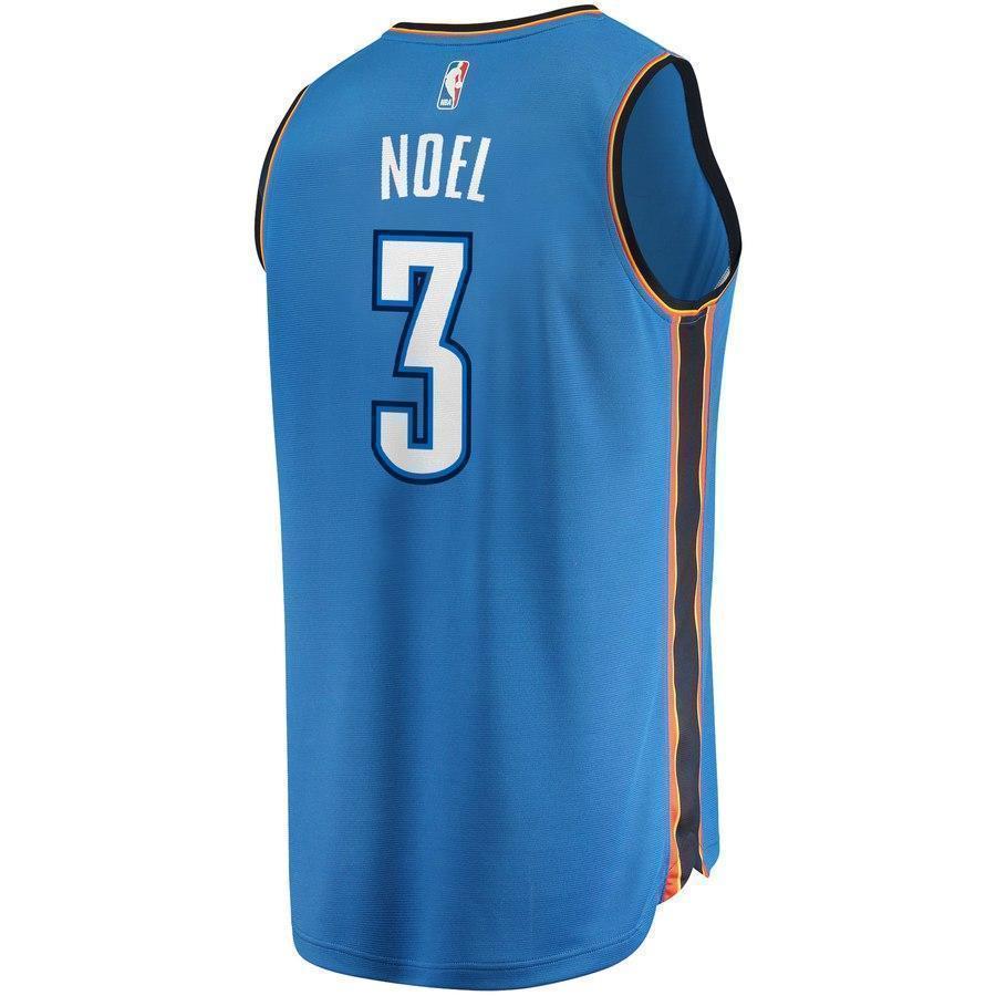 3-Nerlens Noel Oklahoma City Thunder  Jersey - Icon Edition - Blue