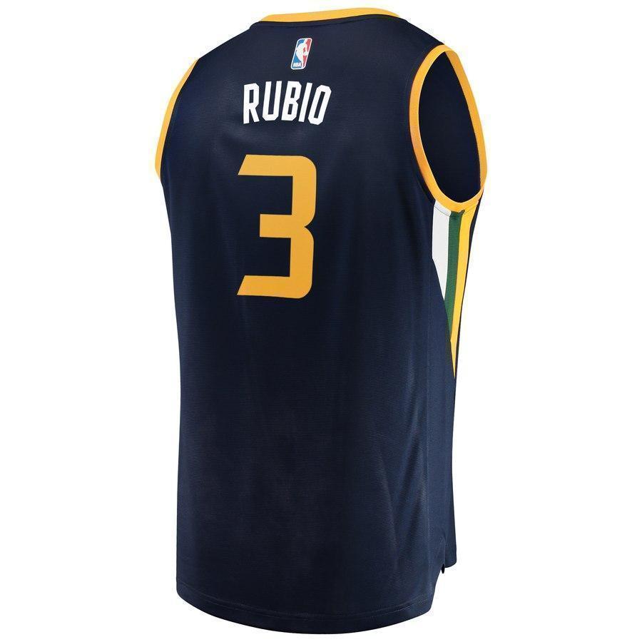 3-Ricky Rubio Utah Jazz  Player Jersey - Icon Edition – Navy