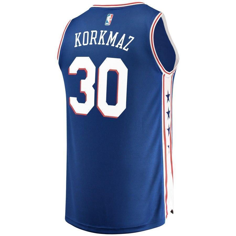 30-Furkan Korkmaz Philadelphia 76ers Jersey - Icon Edition – Royal