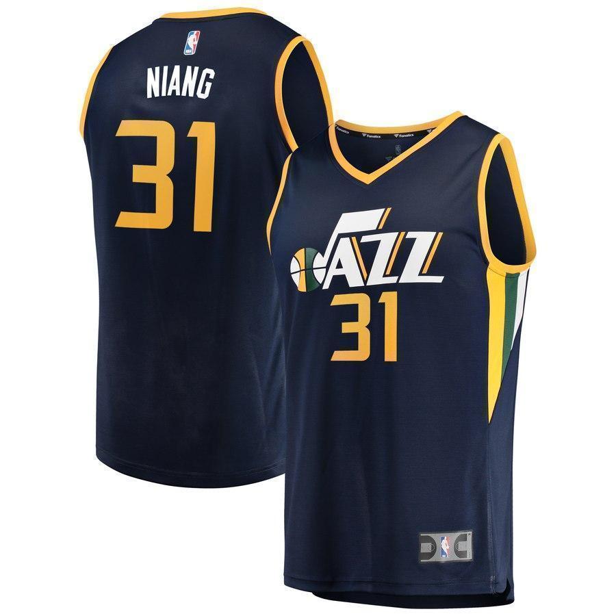 31-Georges Niang Utah Jazz  Player Jersey Navy- Icon Edition