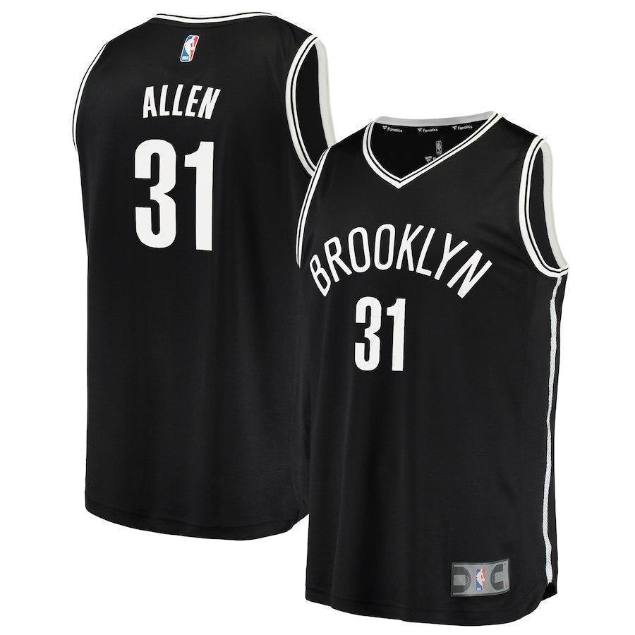 31-Jarrett Allen Brooklyn Nets Jersey - Icon Edition – Black