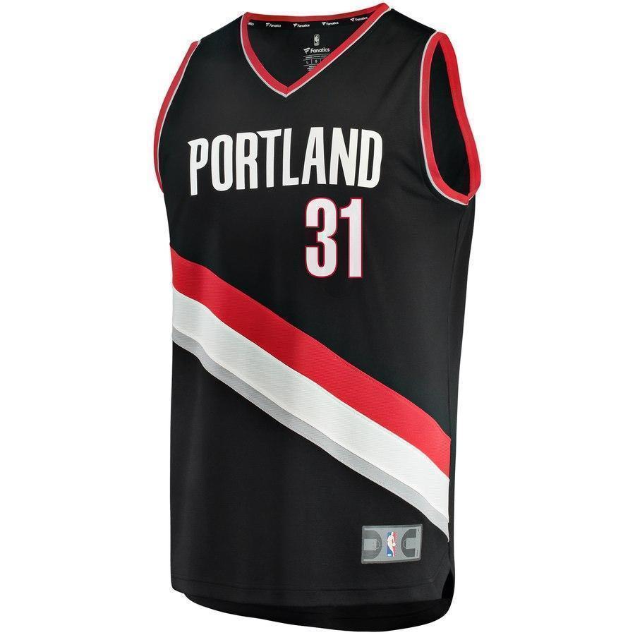 31-Seth Curry Portland Trail Blazers  Jersey - Icon Edition - Black