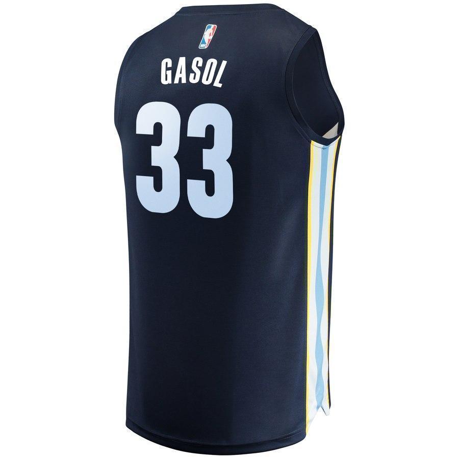 33-Marc Gasol Memphis Grizzlies Swingman Jersey - Icon Edition – Navy