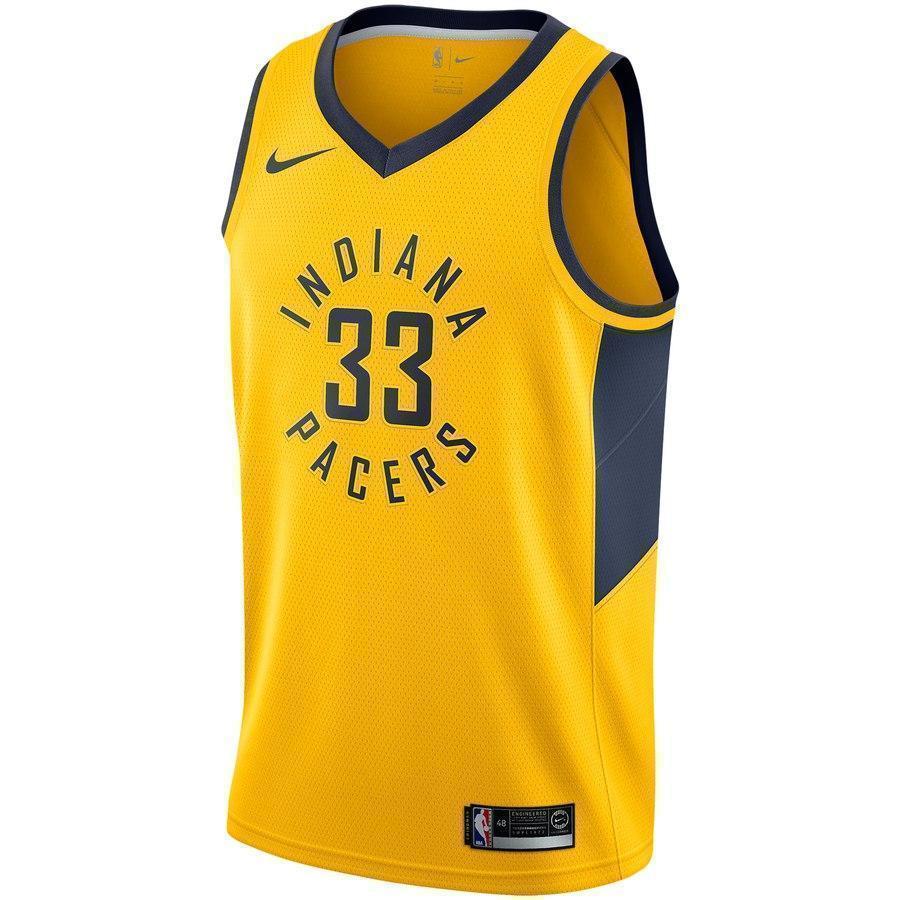 33-Myles Turner Indiana Pacers  Swingman Jersey - Statement Edition – Gold