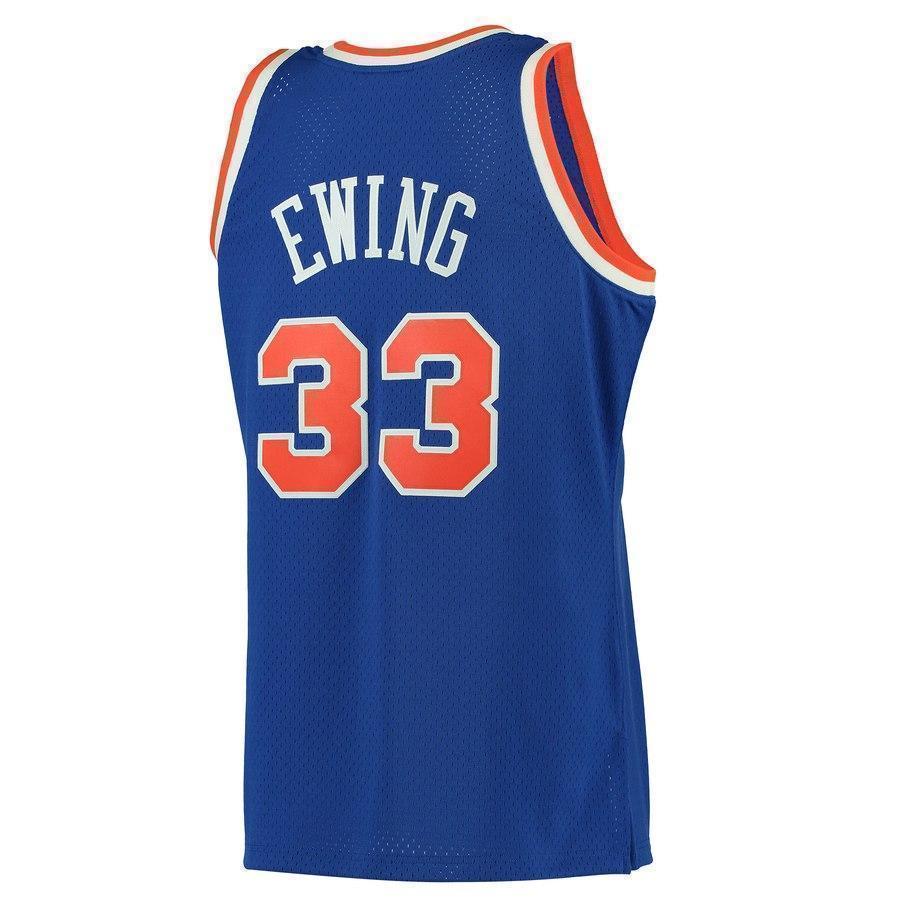 33-Patrick Ewing New York Knicks  1991-92 Hardwood Classics Swingman Jersey - Blue