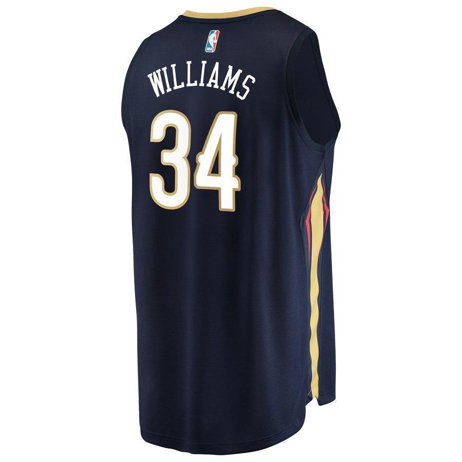34-Kenrich Williams New Orleans Pelicans Jersey - Icon Edition - Navy
