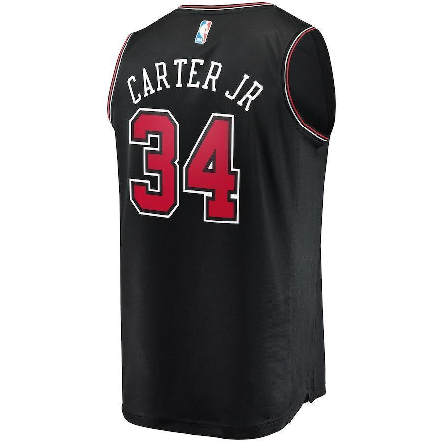 34-Wendell Carter Jr. Chicago Bulls  Jersey – Black