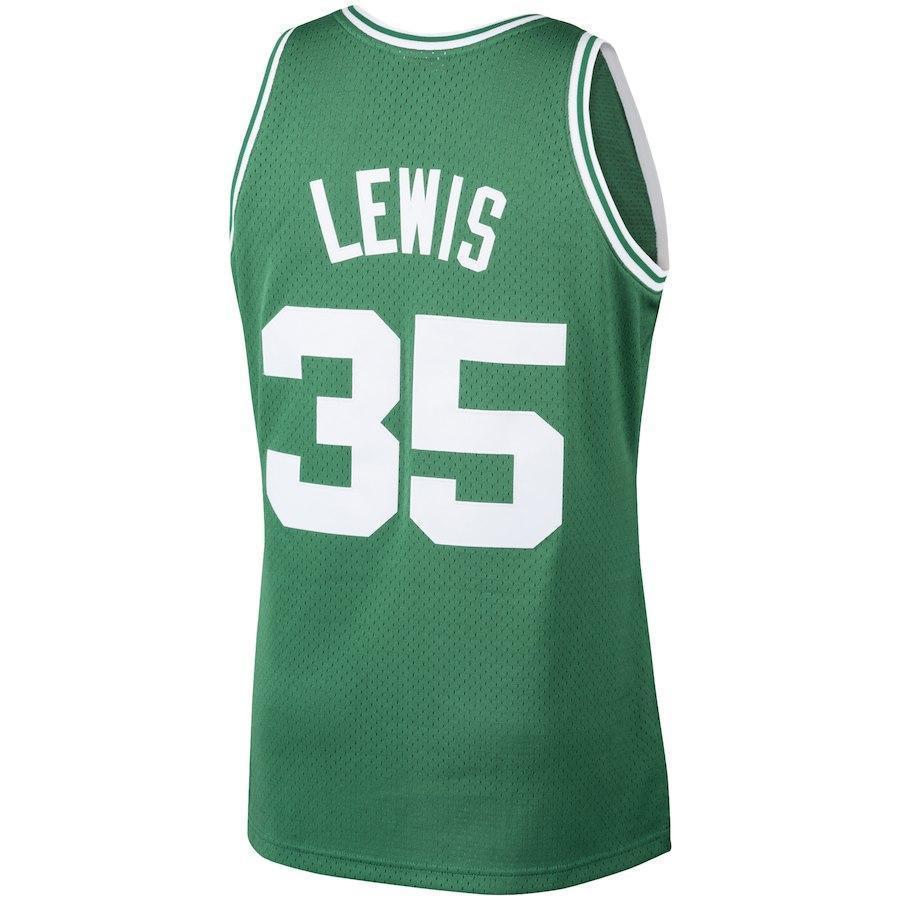 35-Reggie Lewis Boston Celtics  Hardwood Classics Swingman Jersey – Kelly Green
