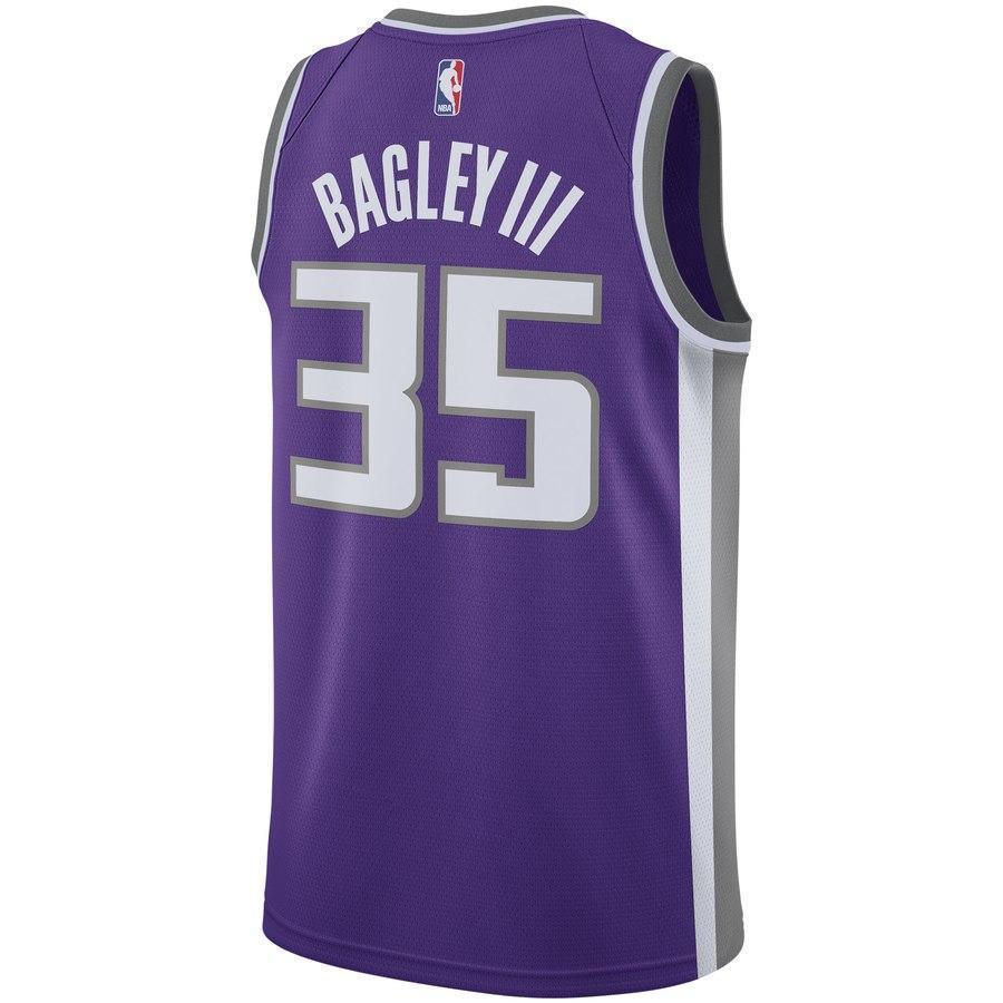 35-Sacramento Kings Marvin Bagley III Men's Swingman Jersey - Purple