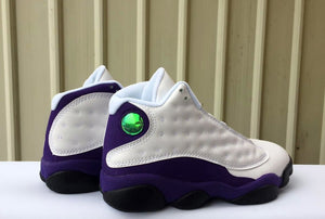 Nike Jordan 13 Lakers Color Matching White Purple