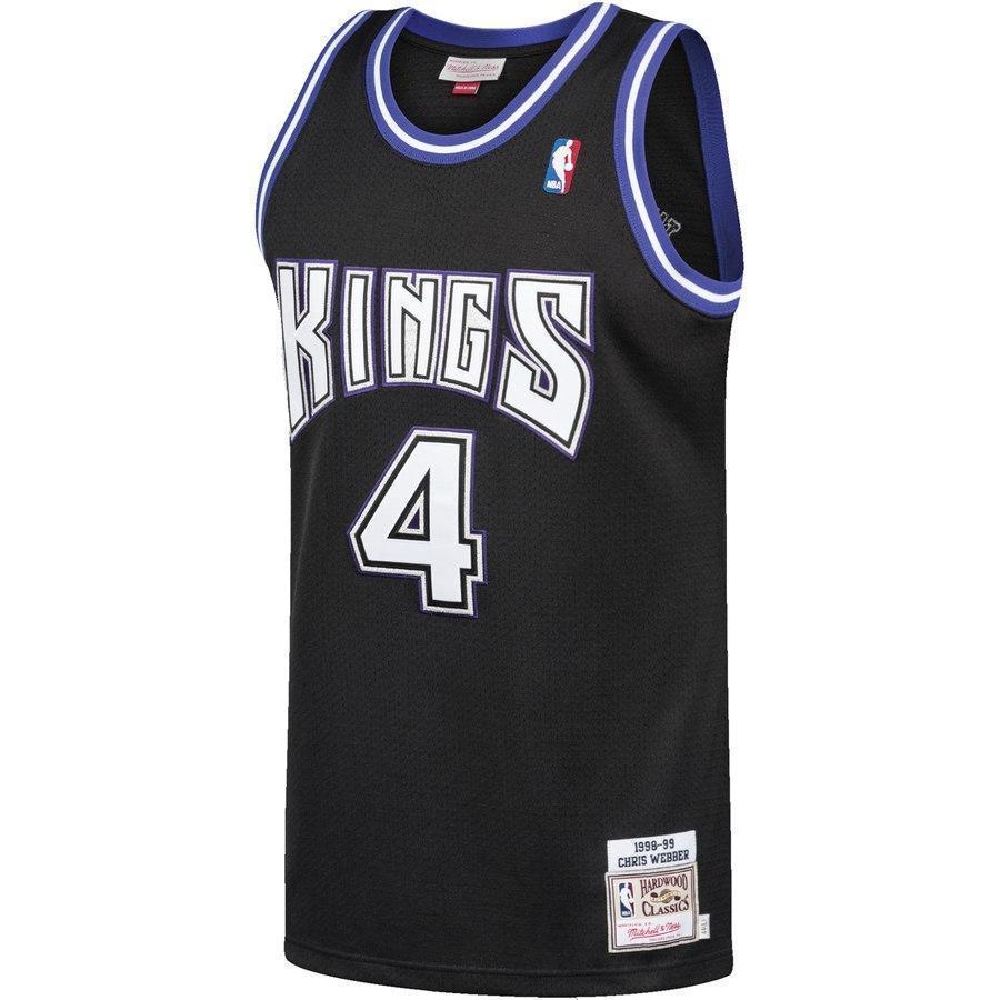 4-Chris Webber Sacramento Kings 1998-99 Hardwood Classics  - Black