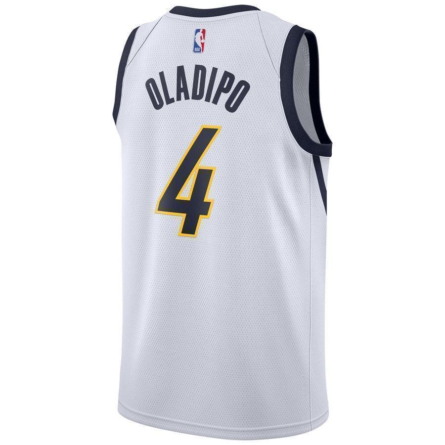 4-Victor Oladipo Indiana Pacers  Swingman Jersey White – Earned Edition