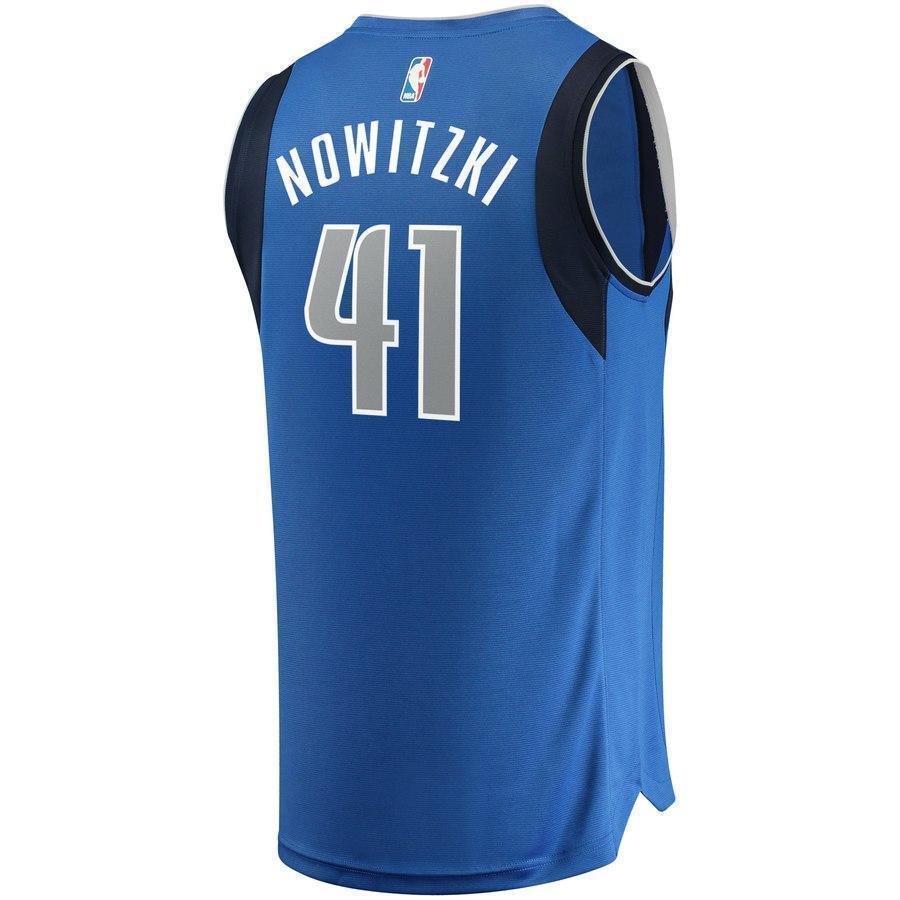 41-Dirk Nowitzki Dallas Mavericks Jersey Blue - Icon Edition