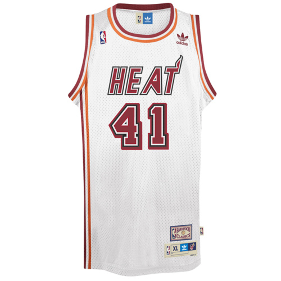 41-Glen Rice Miami Heat Hardwood Classics Soul Swingman Throwback Jersey - White