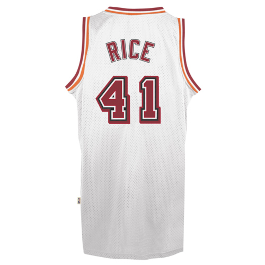 41-Glen Rice Miami Heat Hardwood Classics Soul Swingman Throwback Jersey - White