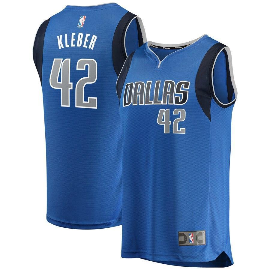 42-Maxi Kleber Dallas Mavericks  Jersey Royal - Icon Edition