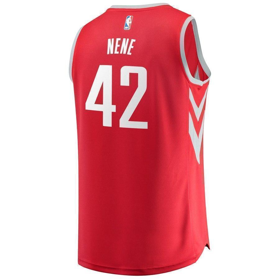 42-Nene Hilario Houston Rockets  Jersey Red - Icon Edition