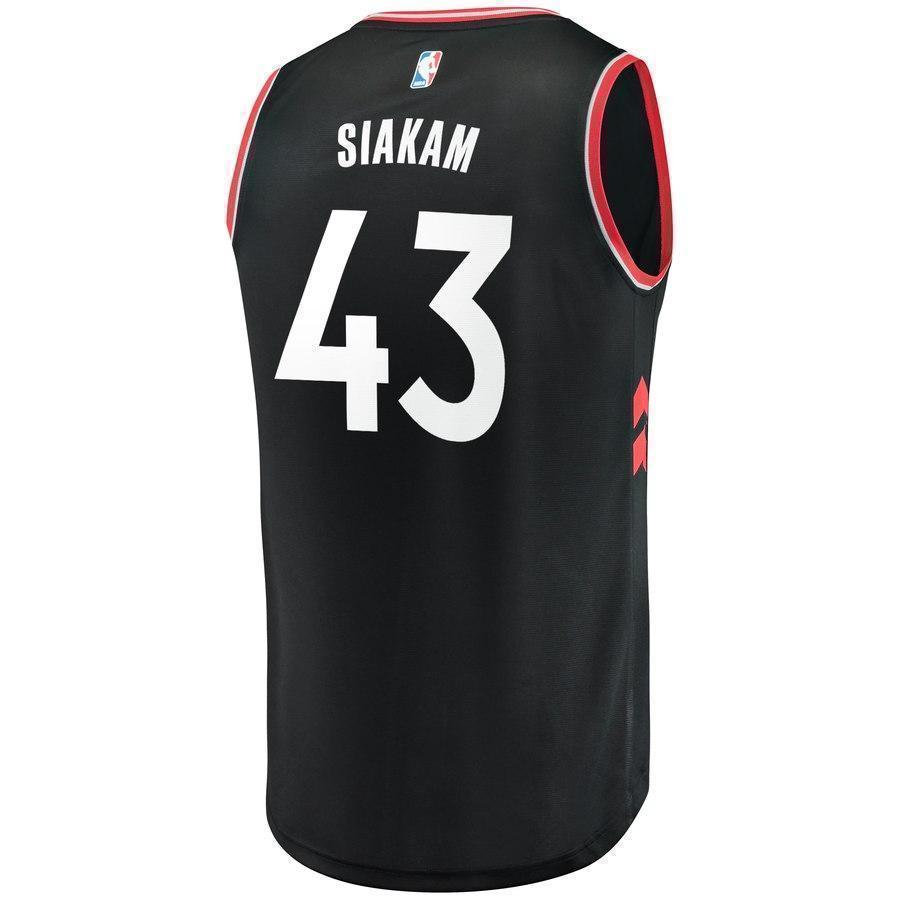 43-Pascal Siakam Toronto Raptors  Jersey Black - Statement Edition