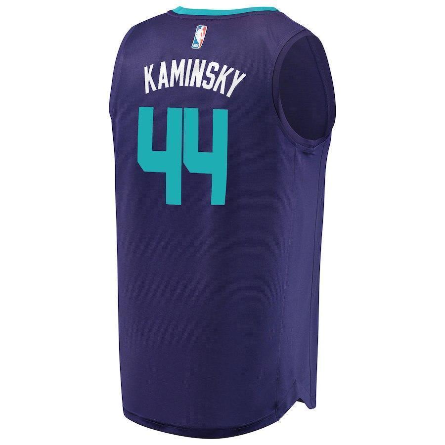 44-Frank Kaminsky Charlotte Hornets  Jersey - Statement Edition - Purple