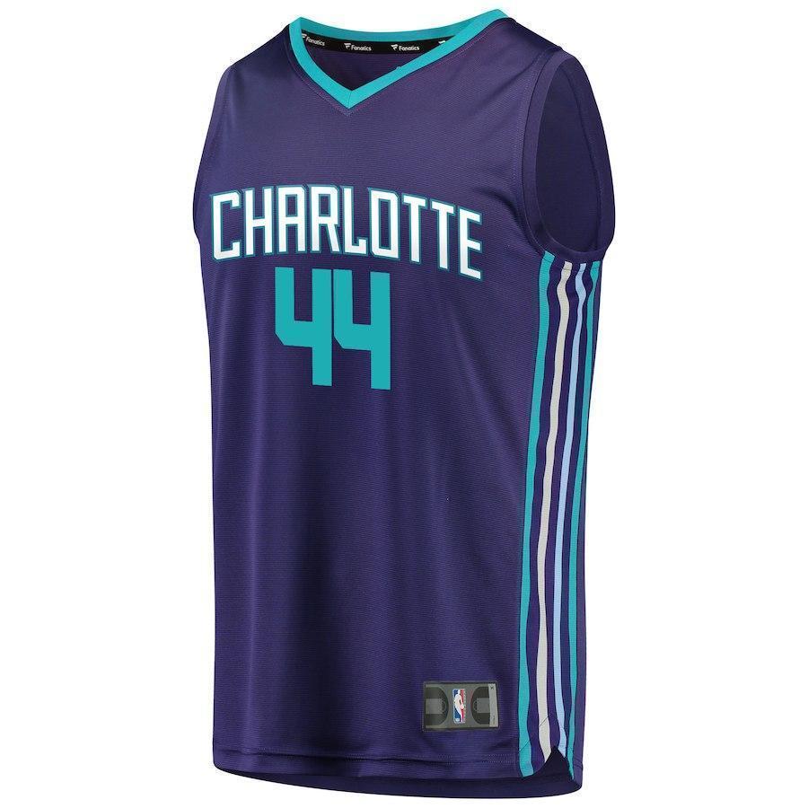 44-Frank Kaminsky Charlotte Hornets  Jersey - Statement Edition - Purple