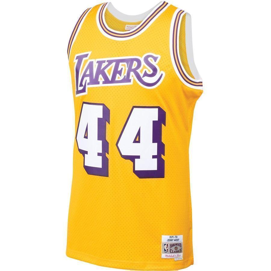44-Jerry West Los Angeles Lakers  Hardwood Classics Swingman Jersey – Gold