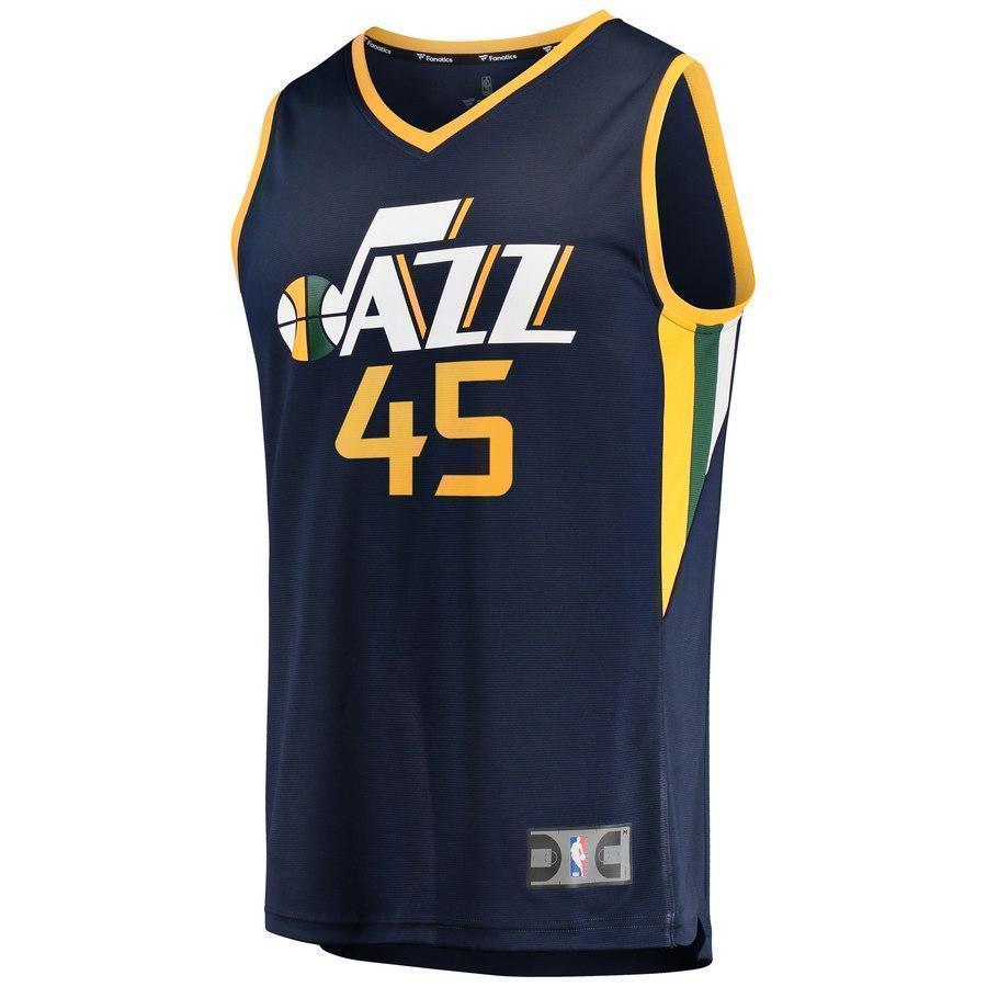 45-Donovan Mitchell Utah Jazz  Jersey Navy - Icon Edition