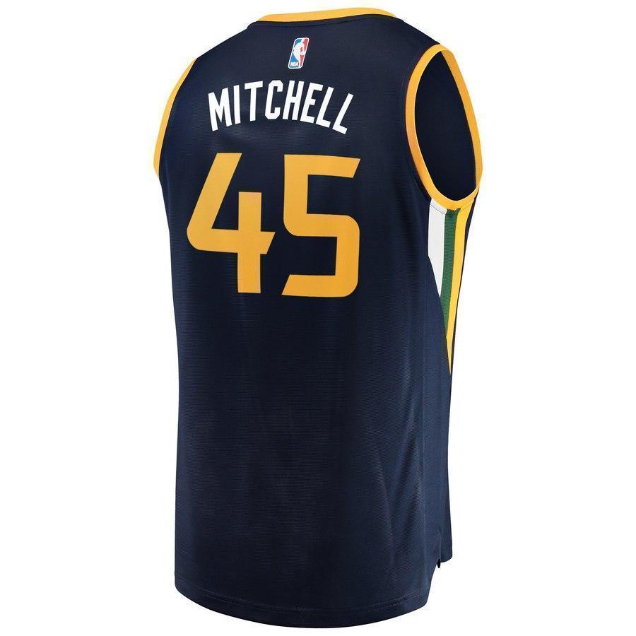 45-Donovan Mitchell Utah Jazz  Jersey Navy - Icon Edition