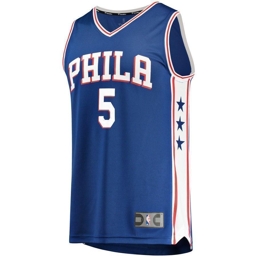 5-Amir Johnson Philadelphia 76ers Jersey - Icon Edition – Royal