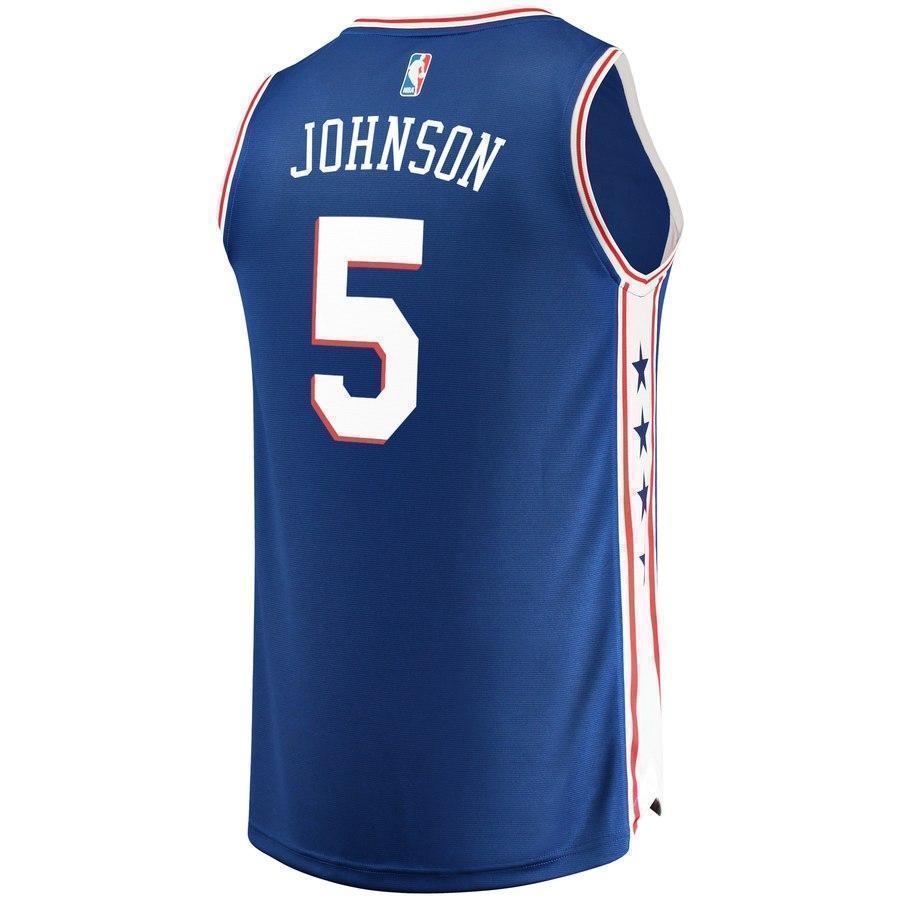 5-Amir Johnson Philadelphia 76ers Jersey - Icon Edition – Royal
