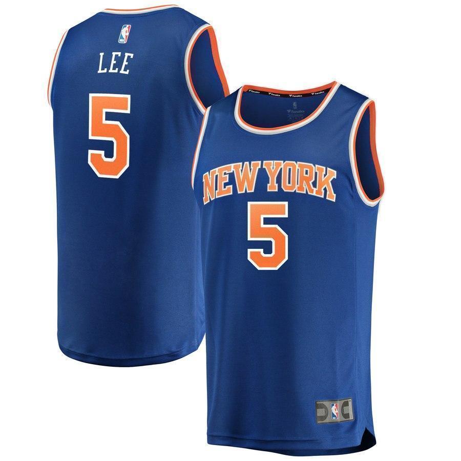 5-Courtney Lee New York Knicks  Jersey Royal - Icon Edition