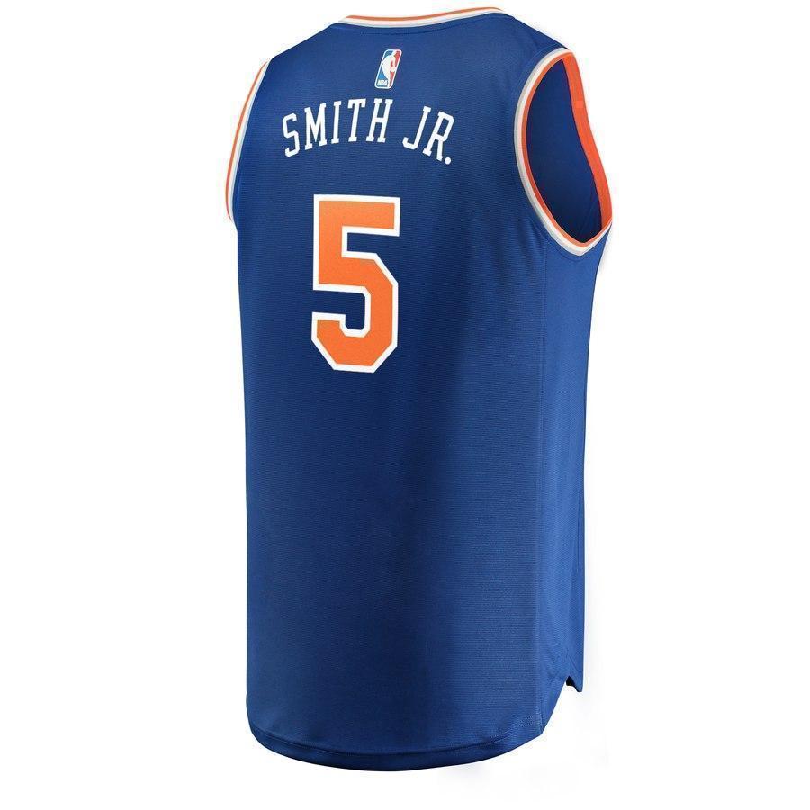 11-Frank Ntilikina New York Knicks  Jersey Royal - Icon Edition