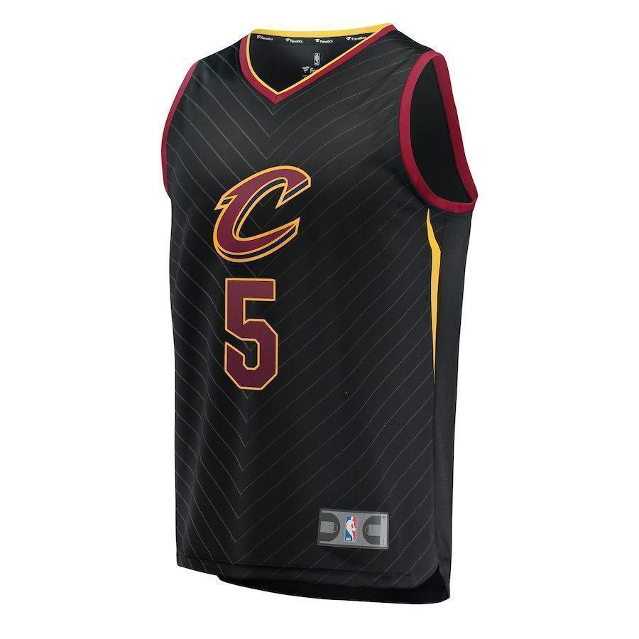 5-JR Smith Cleveland Cavaliers  Jersey Black - Statement Edition