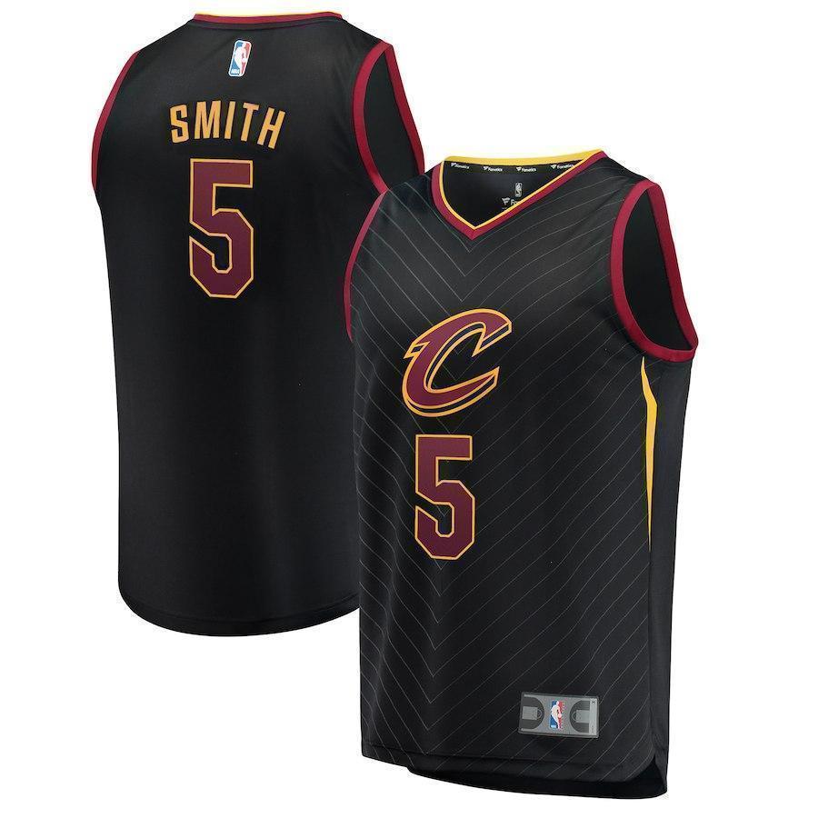 5-JR Smith Cleveland Cavaliers  Jersey Black - Statement Edition