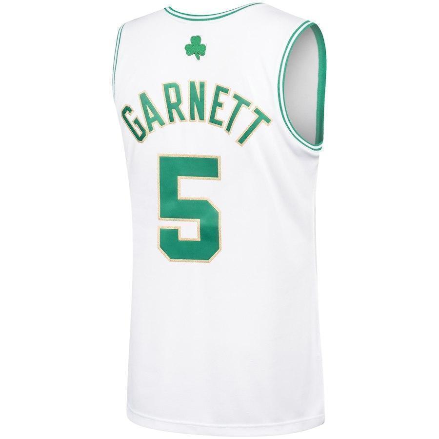 5-Kevin Garnett Boston Celtics Hardwood Classics  - White